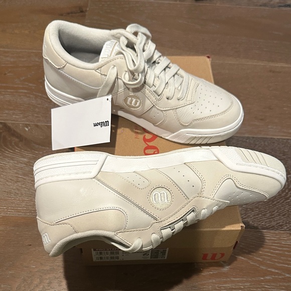 Wilson Off-White Athletic Shoes - Picture 5 of 9